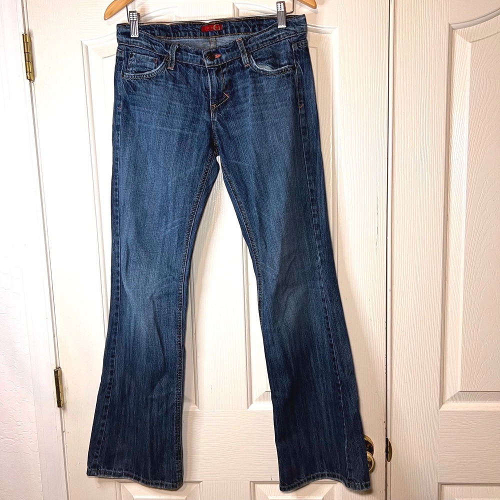 Vintage Gadzooks Low Rise Bootcut Jeans Blue‎ Denim Y2K Made in USA Size 7